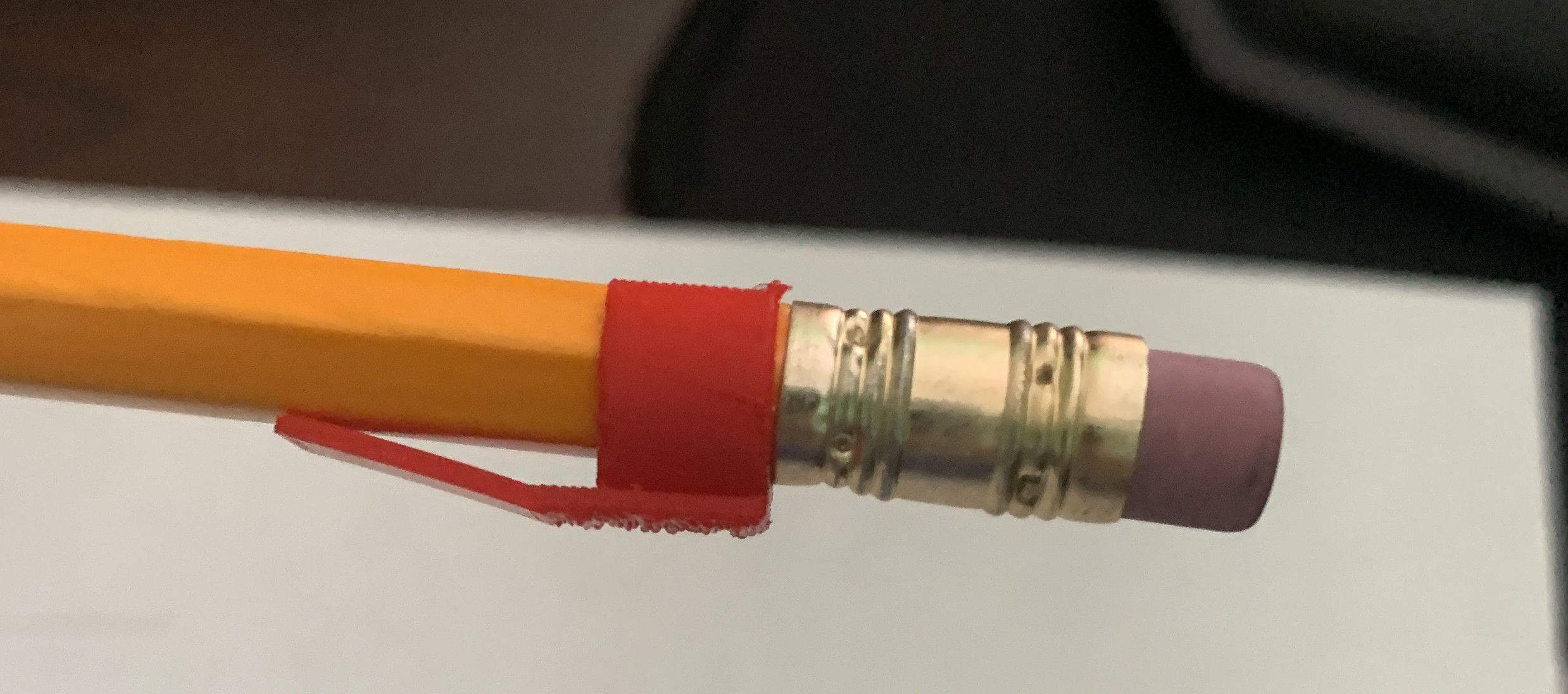 3D-Printed prototype stored, wood pencil version