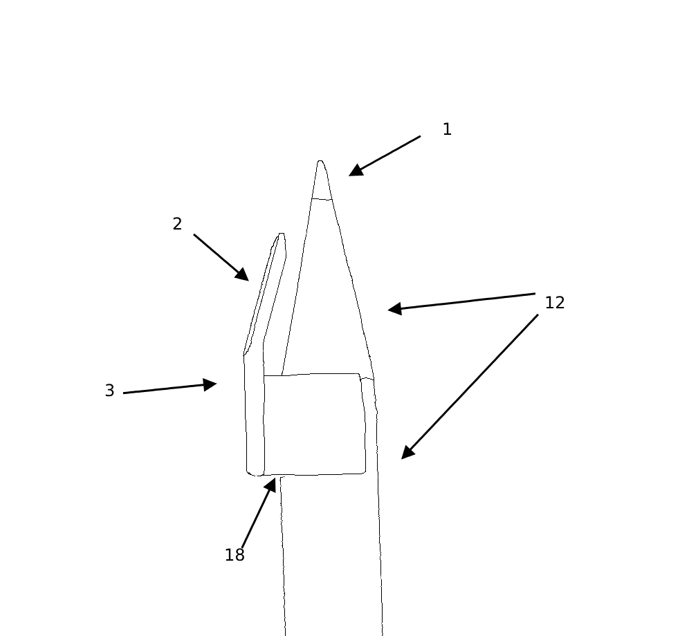 Line drawing, wood pencil version