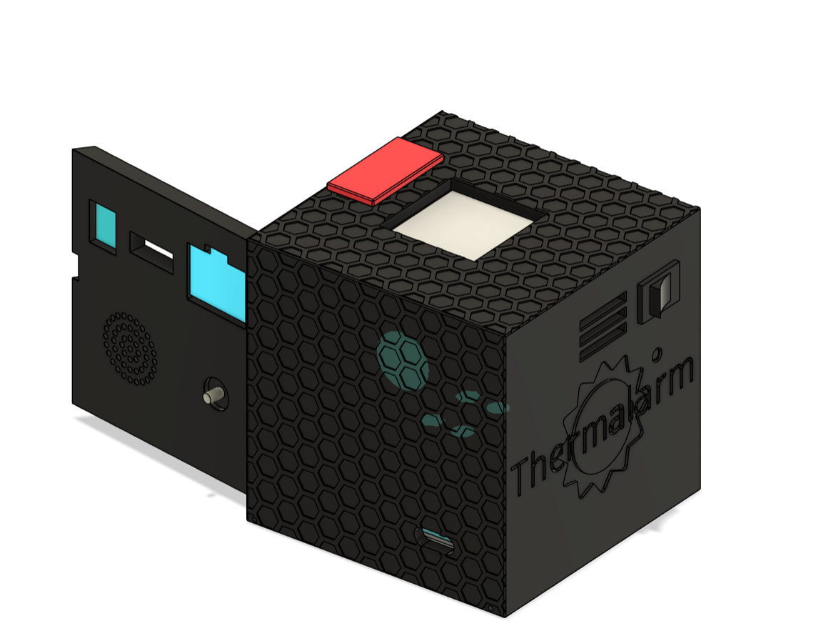 Alternate CAD view: panelization and feature placement.