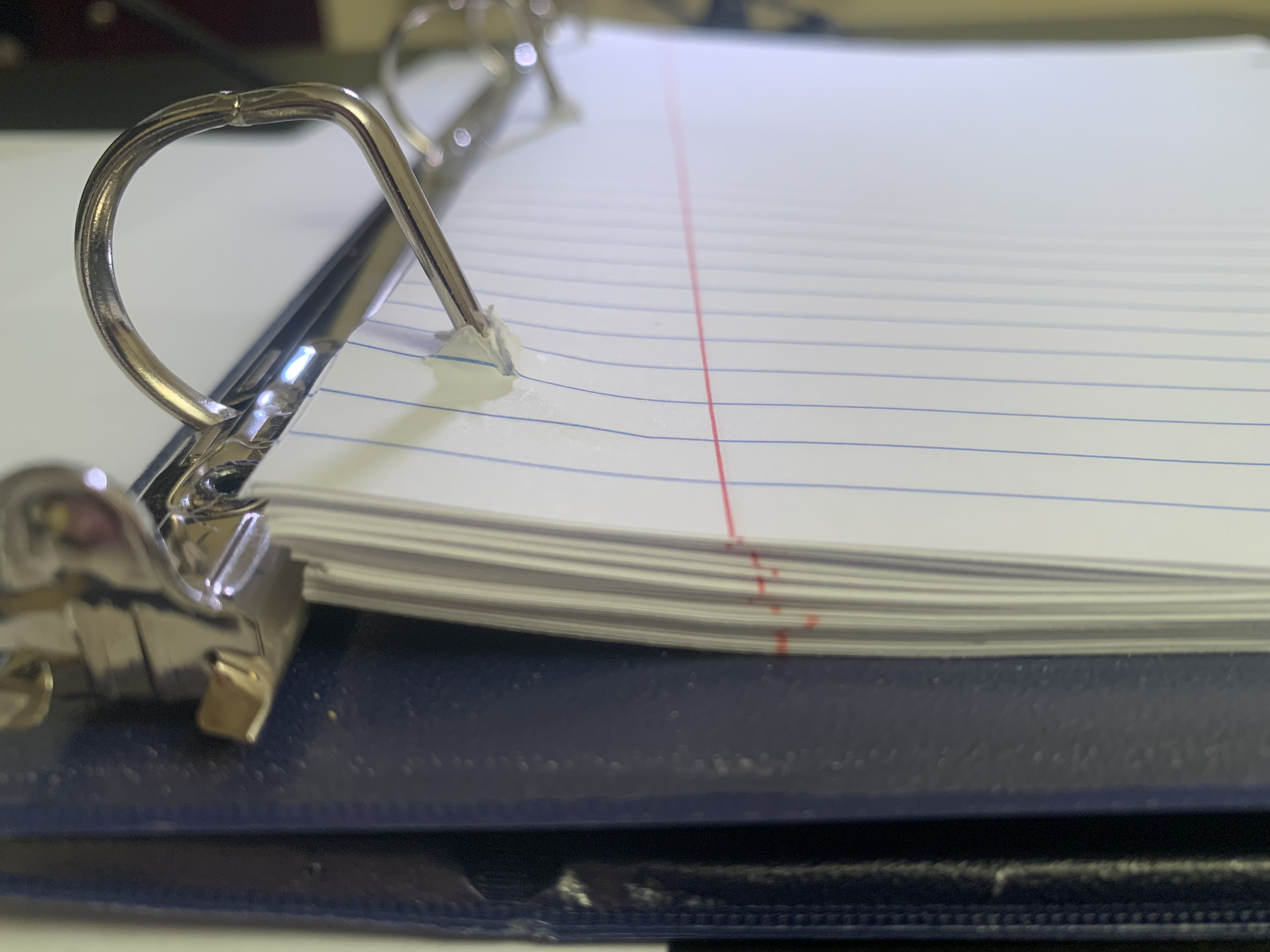 X-Punch in binder: multi-tab variant